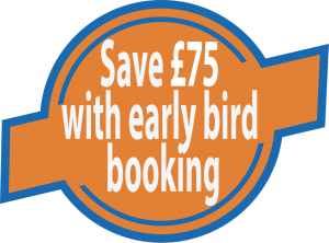 Offer is for bookings made up to 3 months before the event